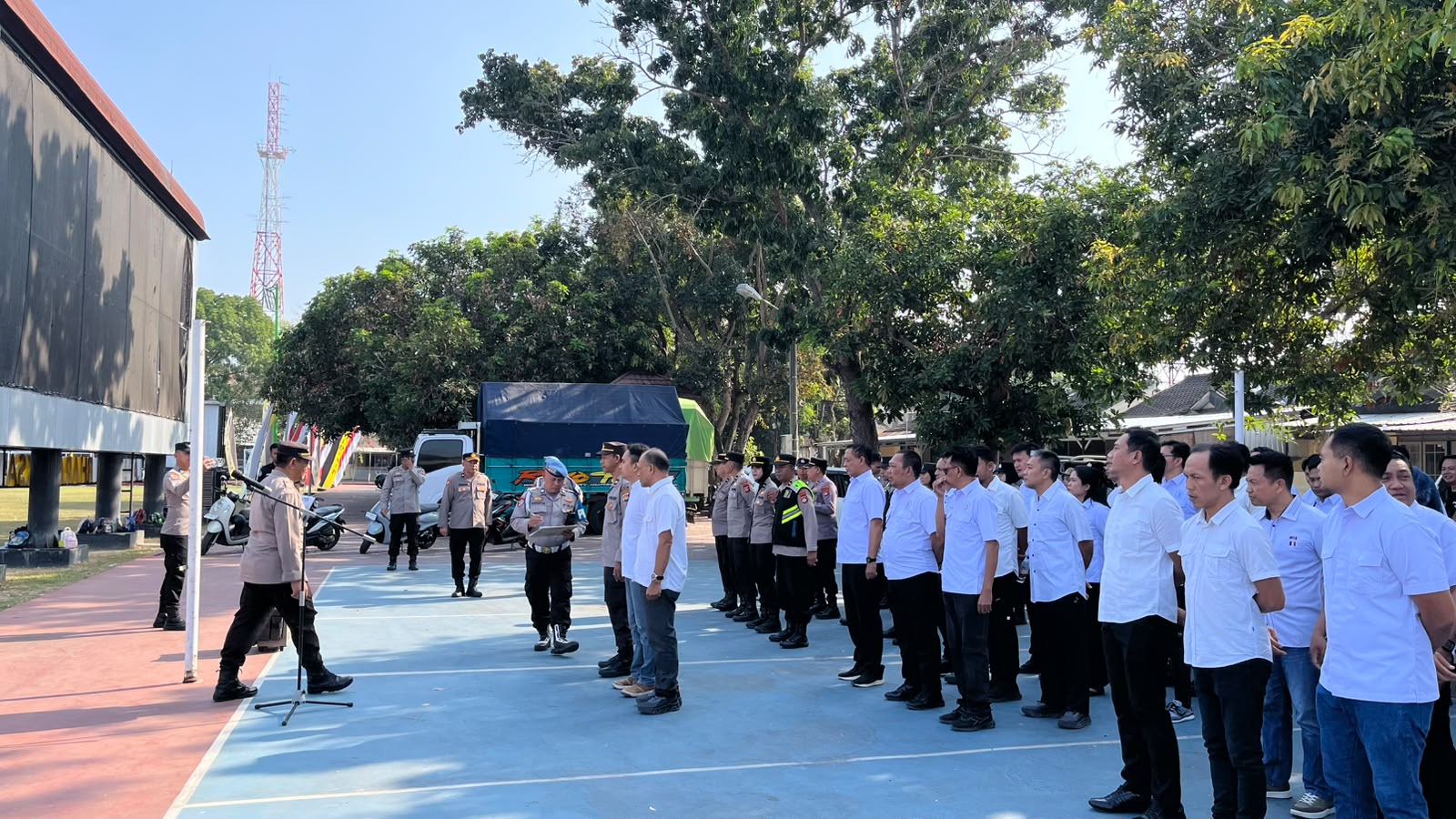Personel Bid TIK Polda NTB Ikuti Apel Ops Kresna Mandalika Rinjani 2026